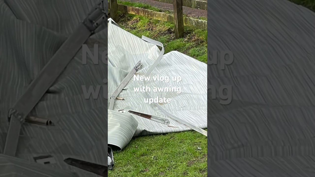 Damaged awning update with added crap country music 