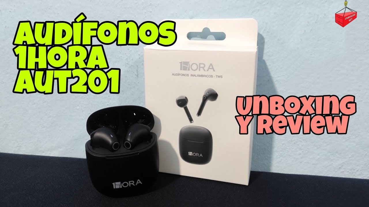 AUDIFONOS BLUETOOTH 1HORA AUT 201 - Unboxing y Review