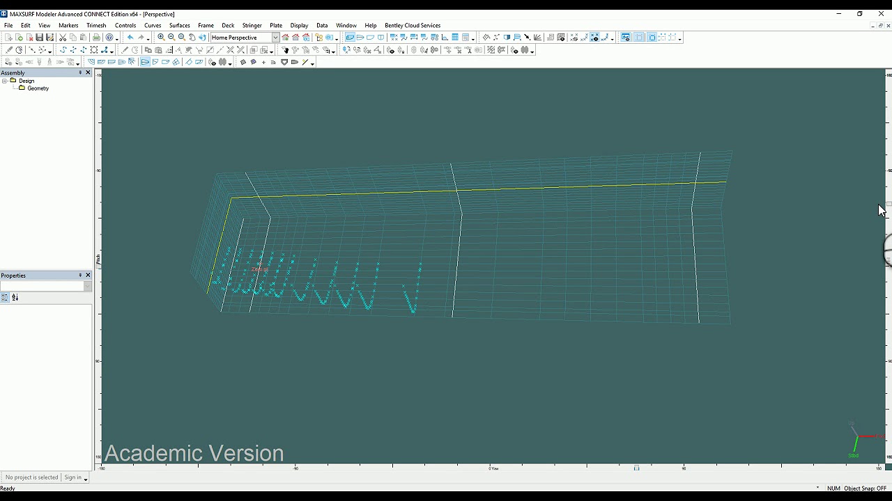 Ship Design avec Nik Hafidz - Part 01 - Generating Markers from Offsets Table (MAXSURF)