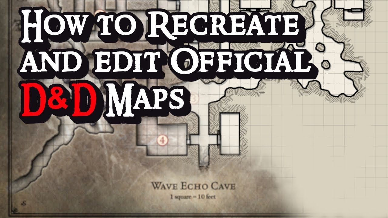 How to Recreate D&D Adventure Maps in Dungeon Scrawl (Wave Echo Cave)