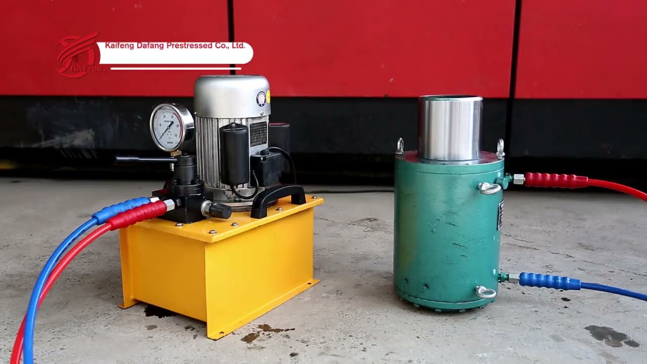 How Do Hydraulic Oil Pump Work With Hollow Hydraulic Jack?