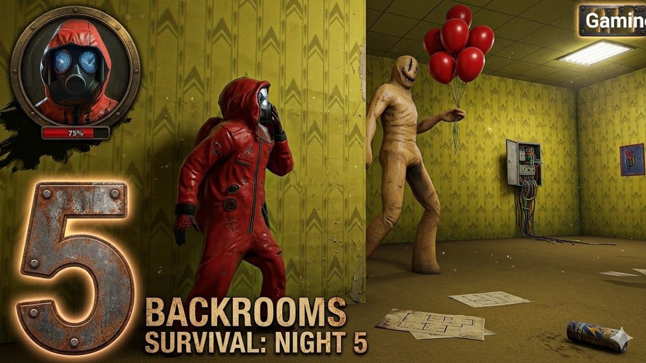 💀 Hide in the Backrooms | Scary Backrooms Horror Game Escape Gameplay #Scarygame 
