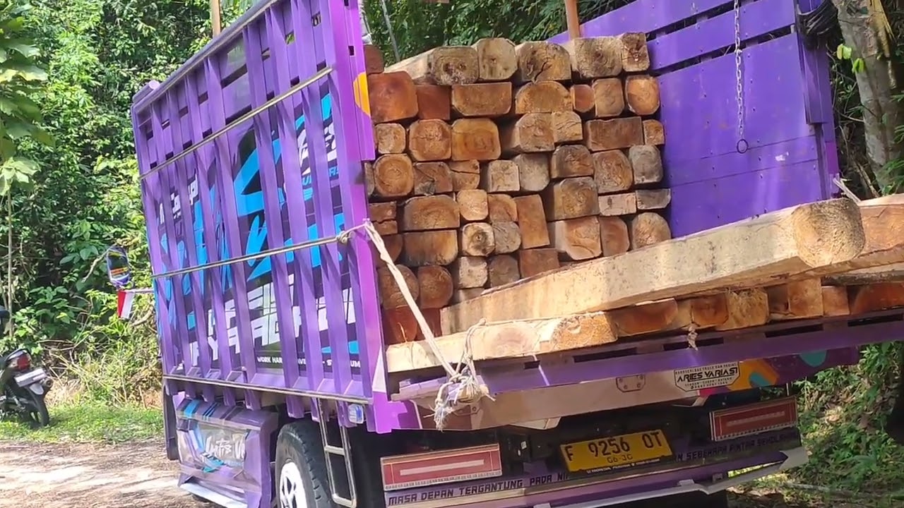 MUAT KAYU RACUK 3 METERAN