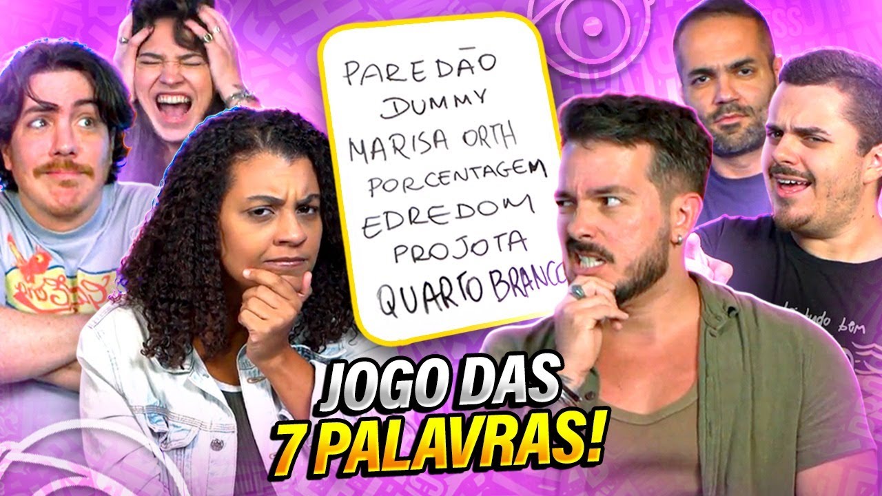 NETOLAB JOGA: 7 PALAVRAS (BBB e muito mais!)