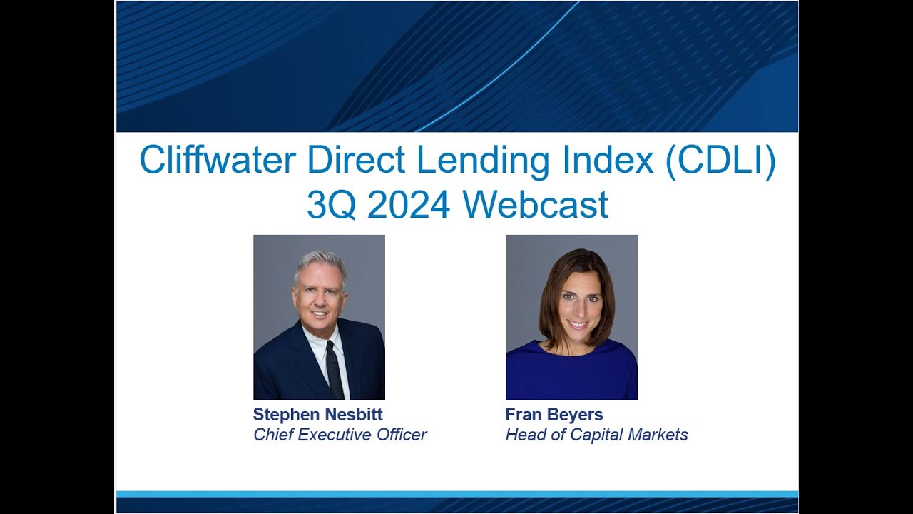 Cliffwater Direct Lending Index – 3rd Quarter, 2024