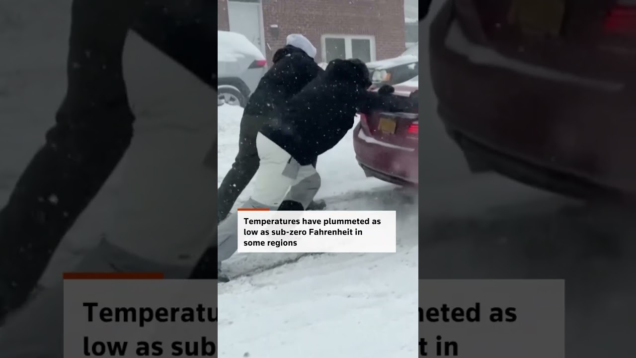 Winter storm covers much of the US in snow