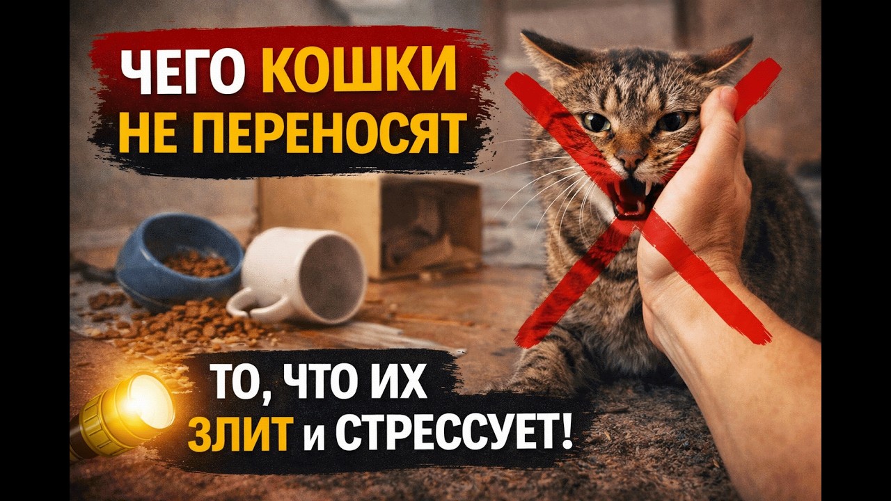 Вы стрессуете свою кошку, даже не замечая этого