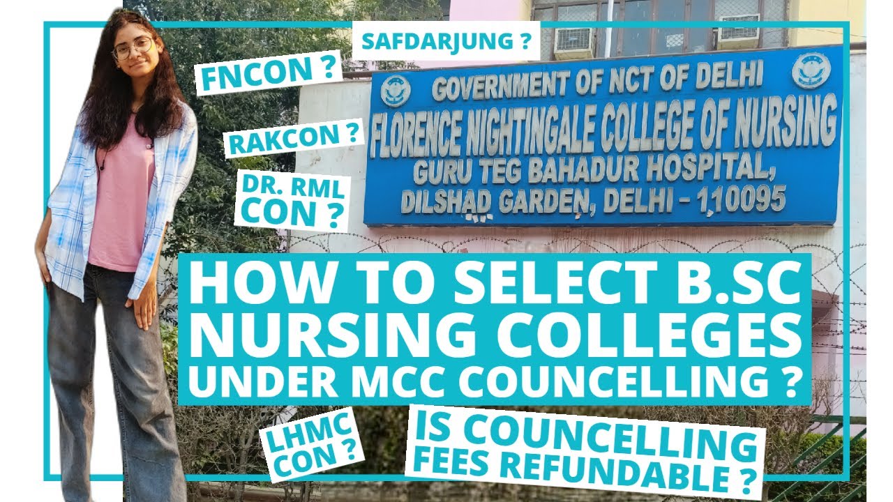 How to select B.SC Nursing Colleges Under MCC | MCC Councelling | Top Nursing Colleges