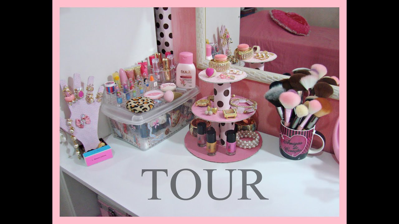 Tour pela penteadeira ♥