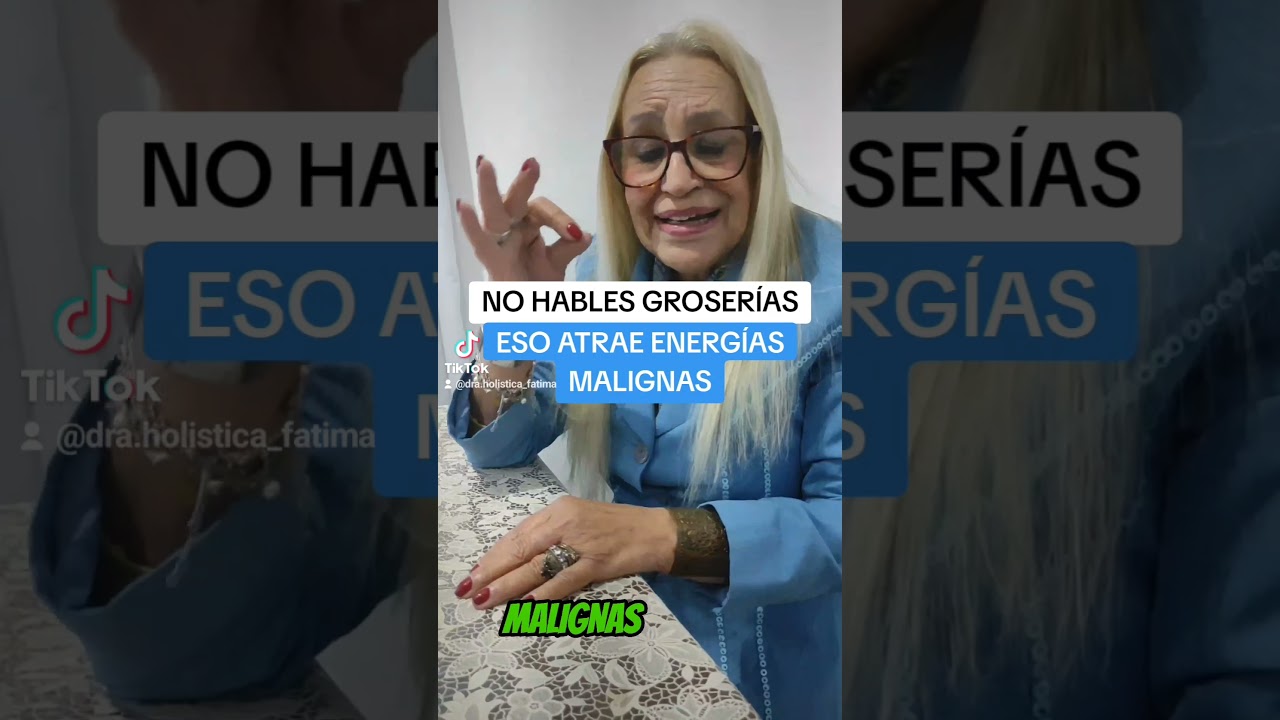 no hables groser&iacute;as#draholisticafatimagomes #fatimagomes #groserias
