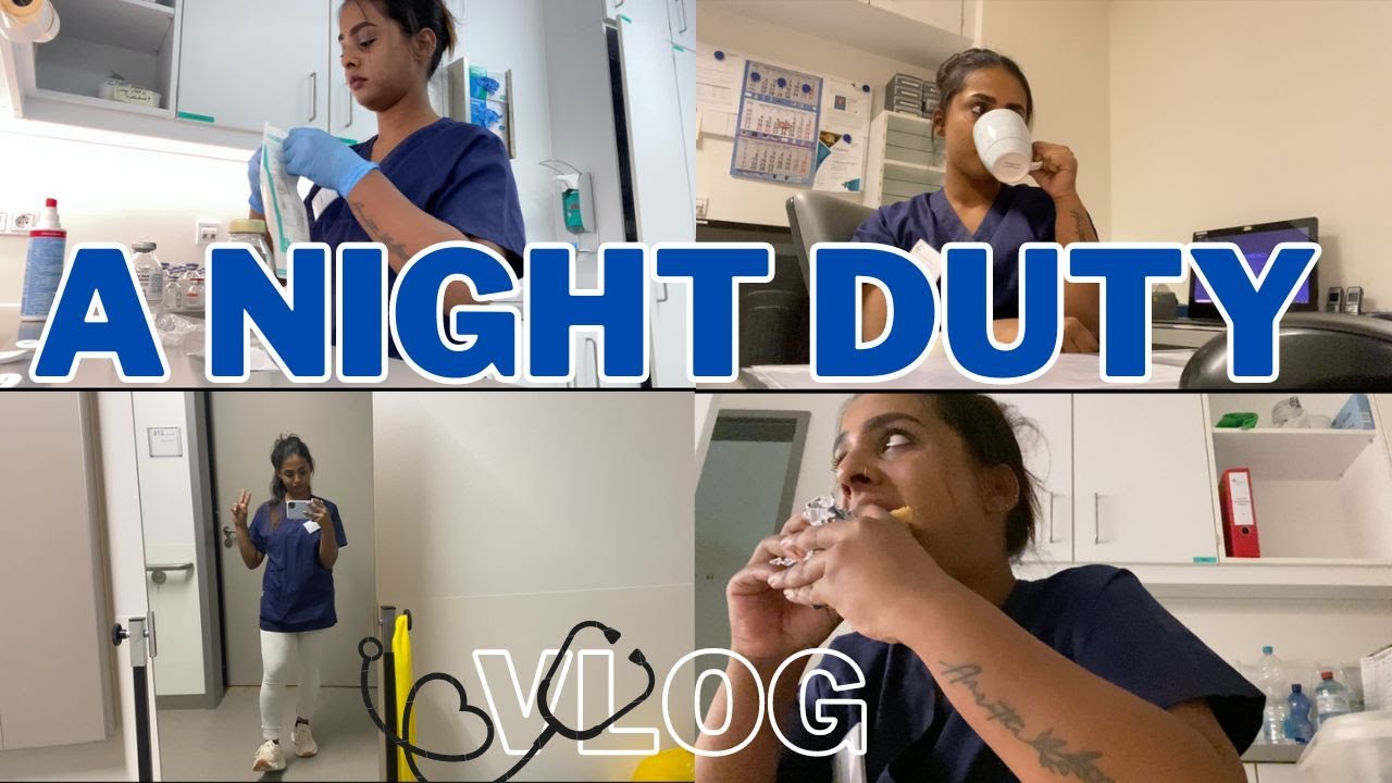 A NIGHT DUTY AT GERMANY | VLOG | NURSE |A NORMAL DUTY | WORK TIME