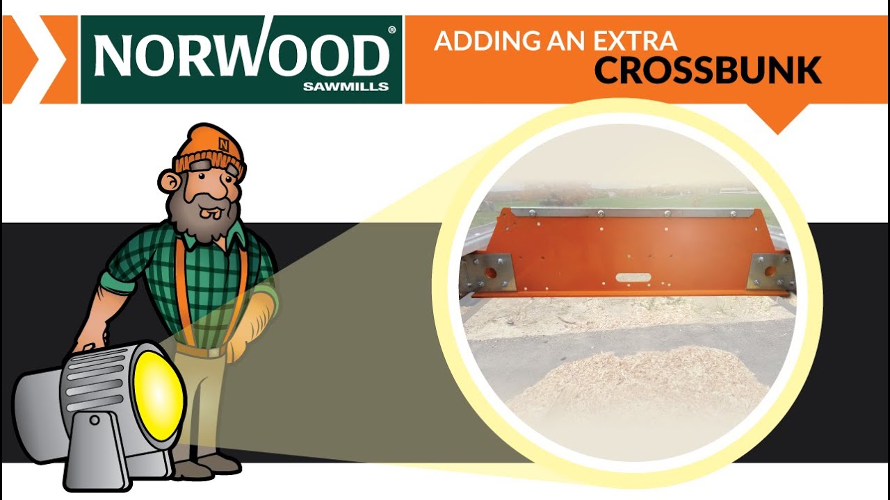 Sawmill SPOTLIGHT on Extra Crossbunks for the LumberPro HD36 (review by Dave Boyt)