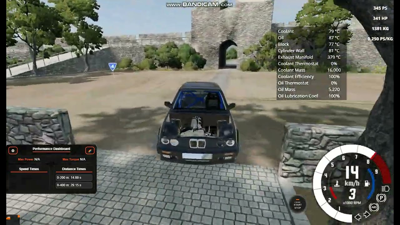 S54 E30 Spin Car In Beamng Drive