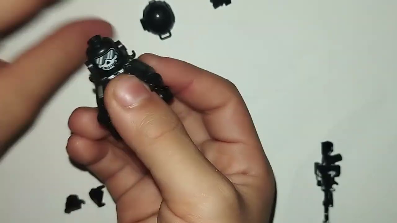 hướng dẫn lắp lính đặc nhiệm SWAT #lego 