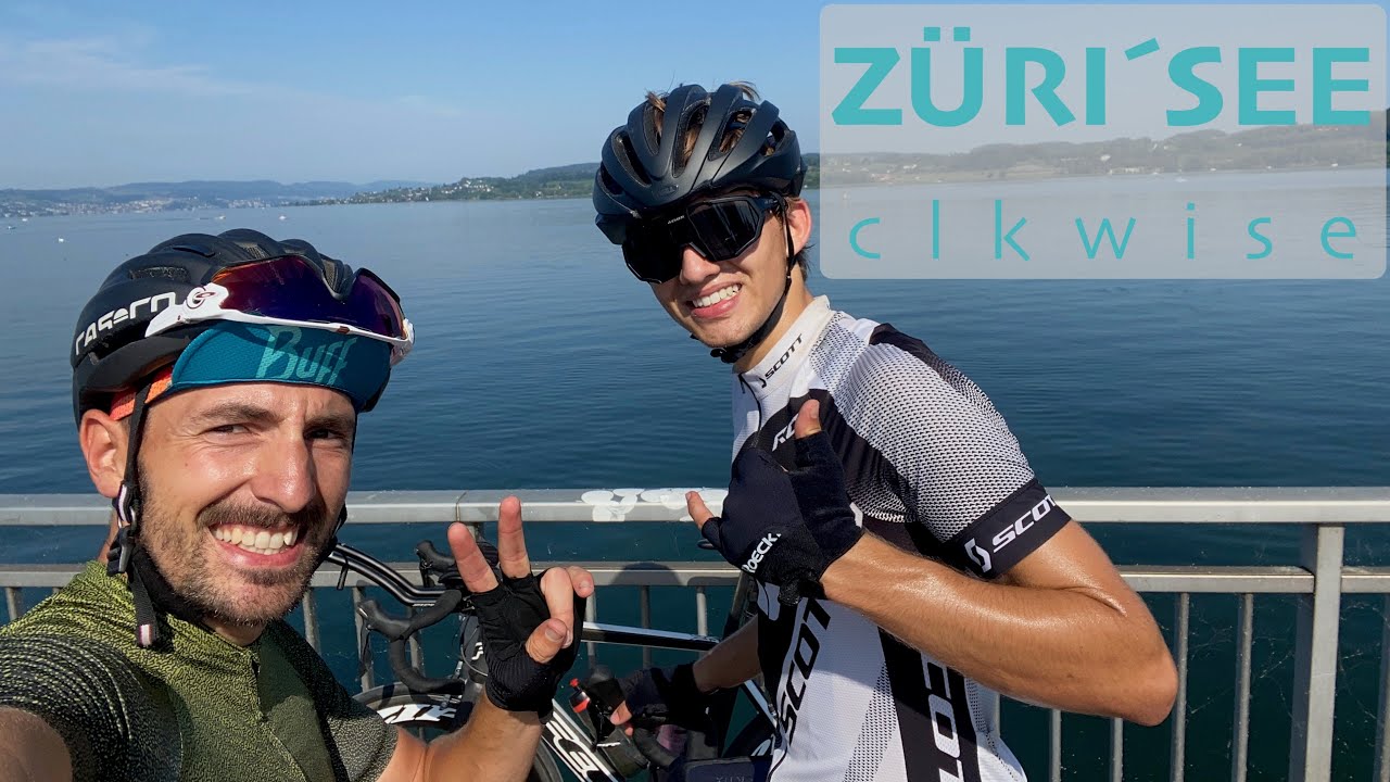 Rennrad Zürichsee CLKWISE mit JK und Sonne satt (August 2020)
