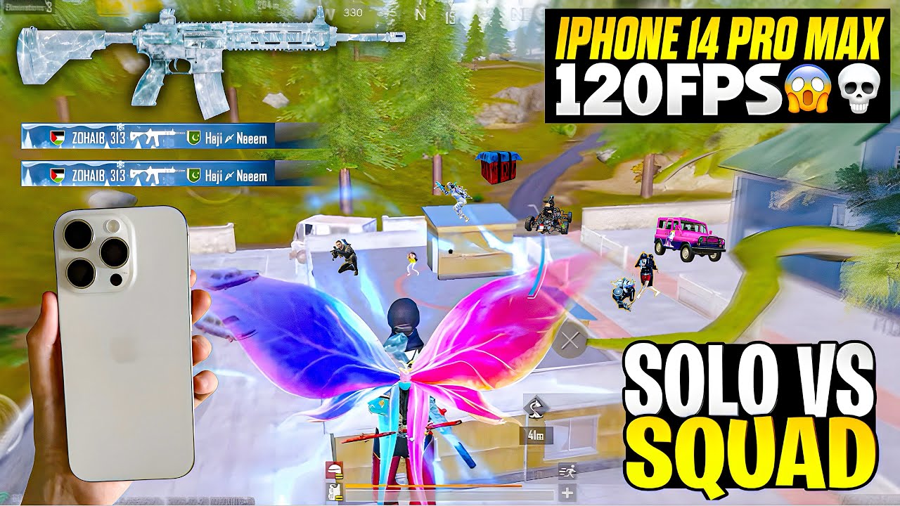 iPhone 14 Pro Max PUBG 😍 120FPS Gameplay • PUBG MOBILE