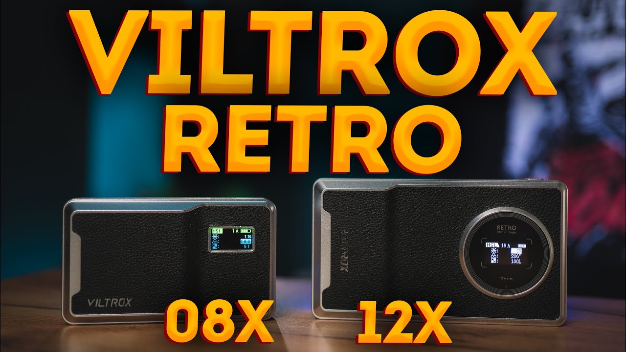 Стильные, мощные и долго работают. Viltrox Retro 08X и 12X