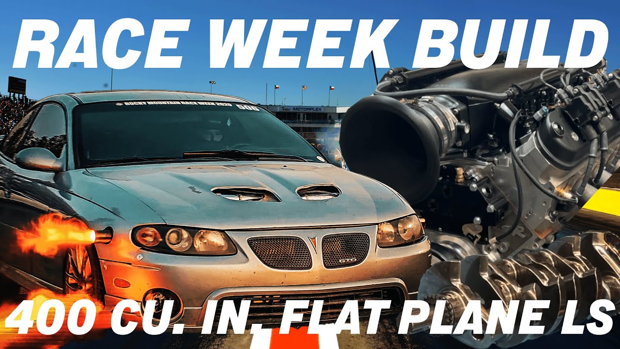 400 Cubic Inch Flat Plane LS Engine Build for MegaWeek 2025