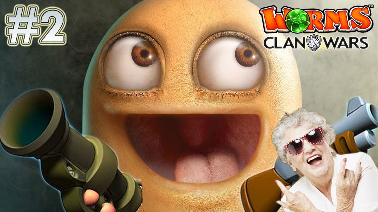 Worms Clan Wars #2 — BAD GRANDMA — при участии Pewdiepie, Minx, Markiplier