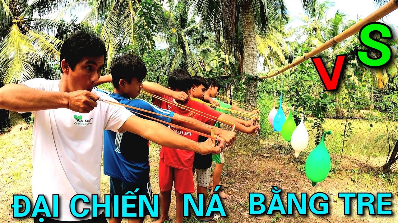 Chế Tạo Làm Ná Cao Su Bằng Tre Để Đi Săn Và Kết Quả Thật Bất Ngờ