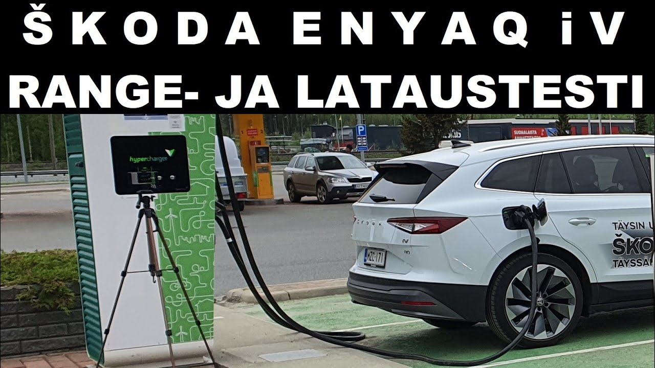 Skoda Enyaq iV RANGE- JA LATAUSTESTI - VLOG 90