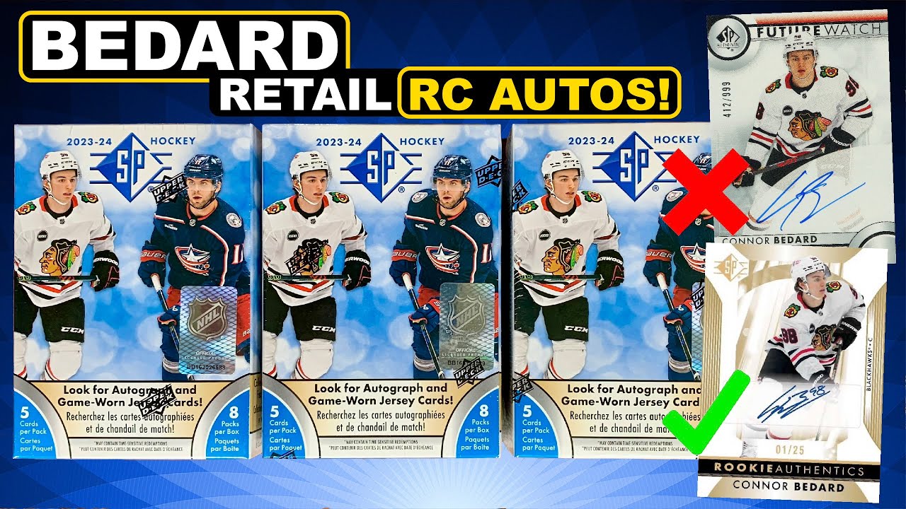 RETAIL SP AUTHENTIC?!? - Opening 3 Blaster Boxes of 2023-24 SP Retail Hockey