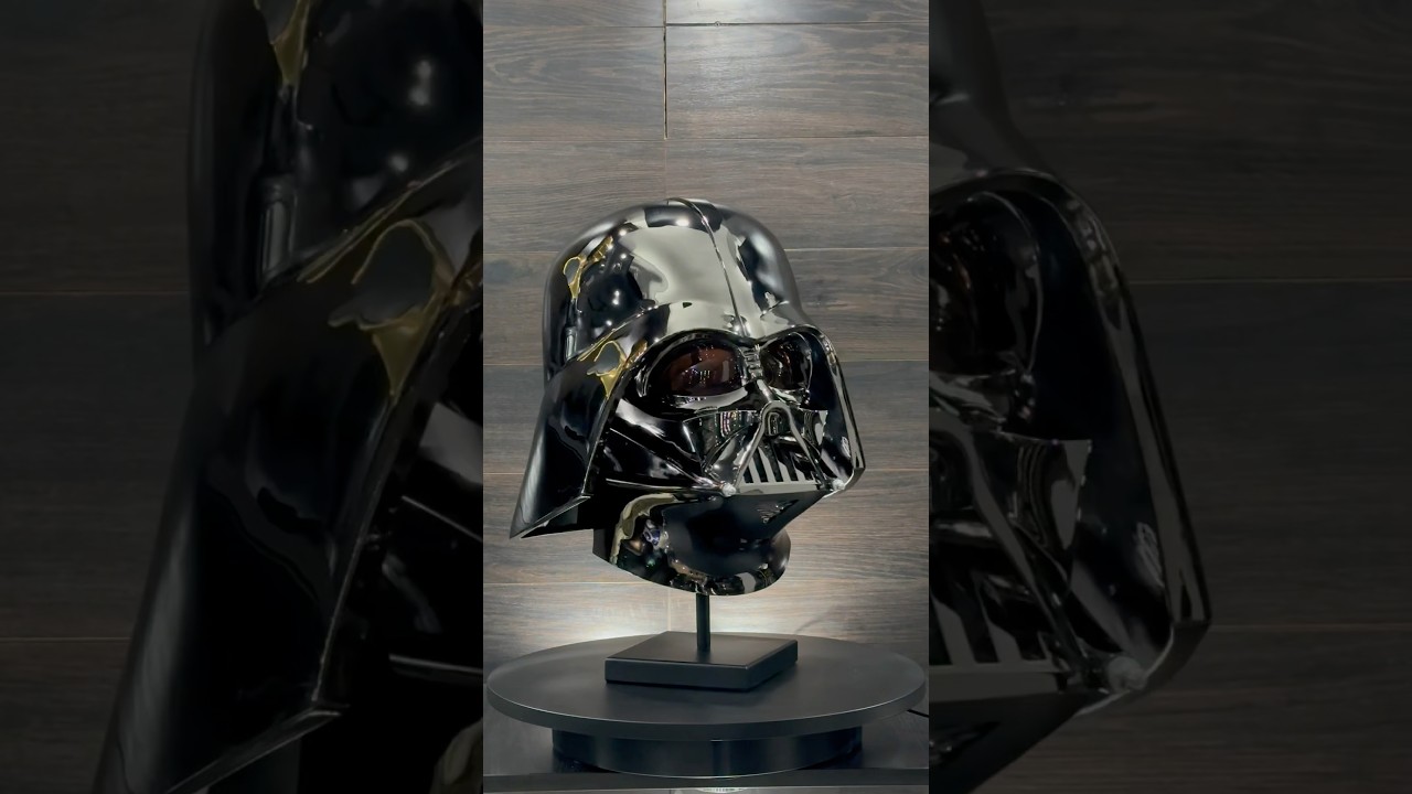 Darth Vader Helmet Black Chrome Edition