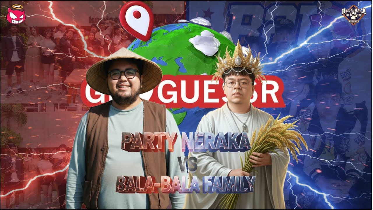 Fun Match GEOGUESSR Party Neraka vs B2F 🌾🌾🍚