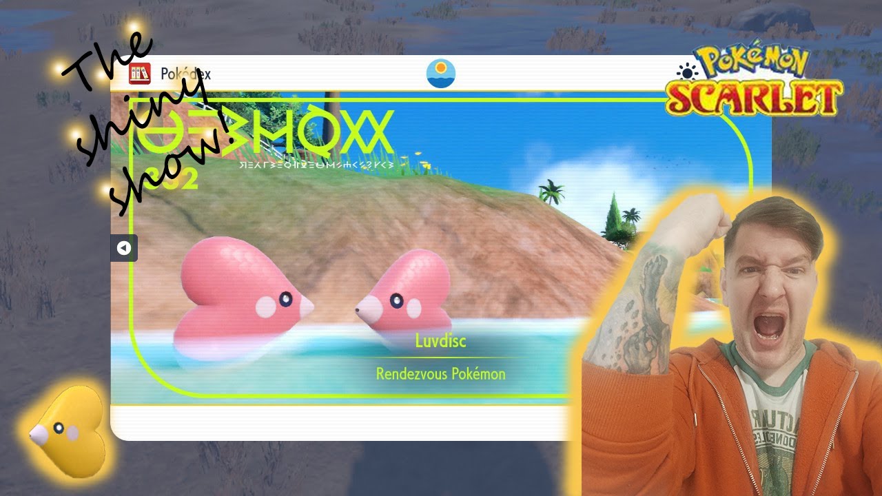 Shiny Luvdisc  Pok&eacute;mon Scarlet