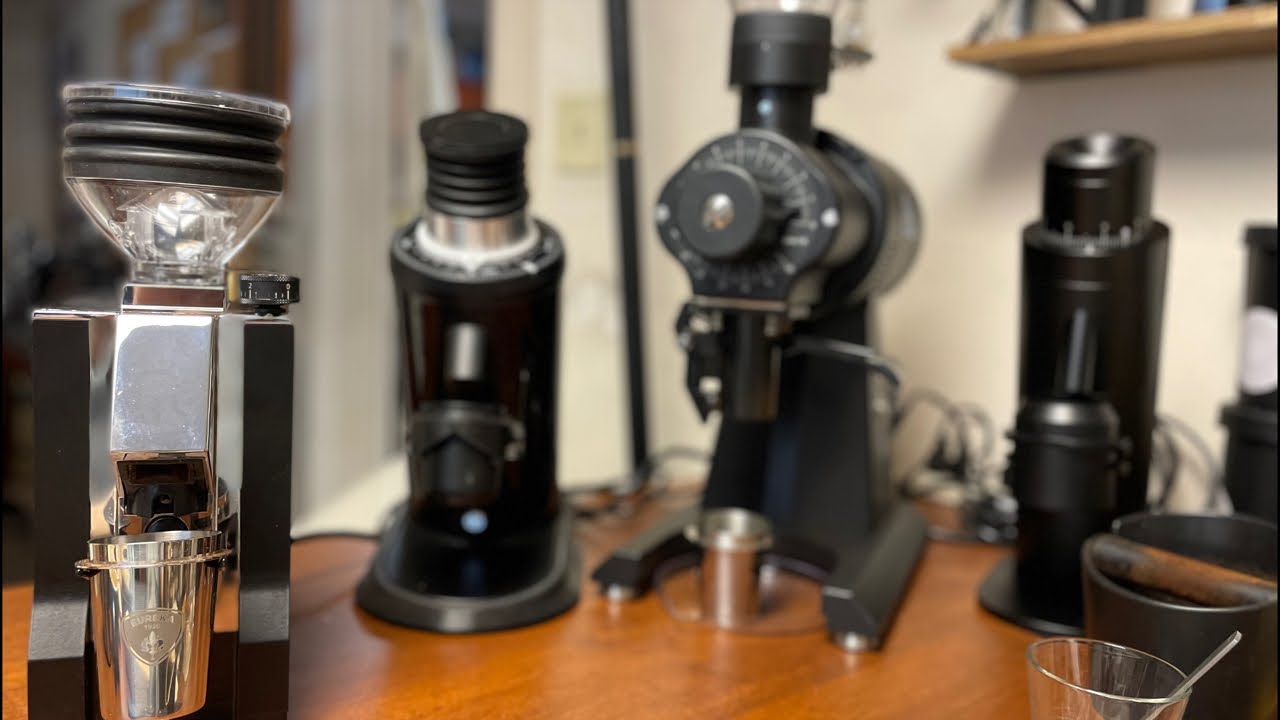 EK43S(98mm) vs. P64 (SSP HU) vs DF64 (SSP MP) vs Mignon (55mm) Zero Coffee Grinders