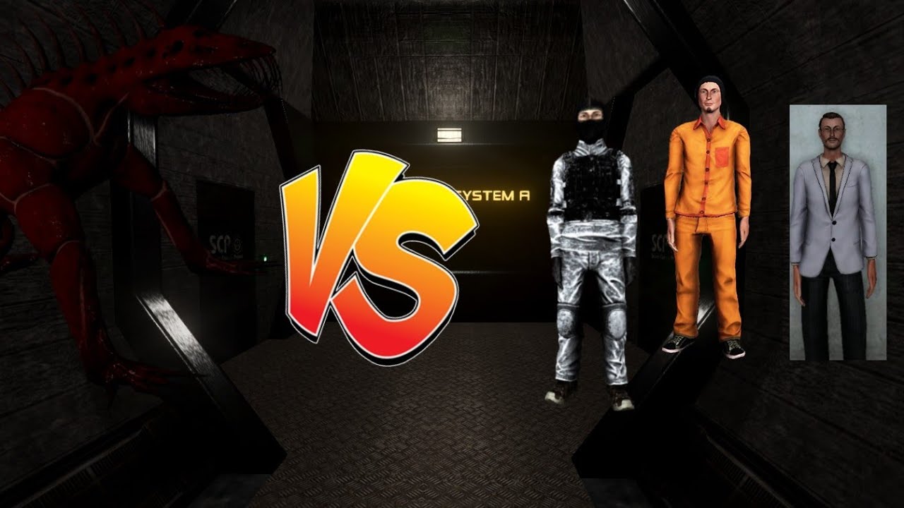 SCP 939-2 VS трех людей
