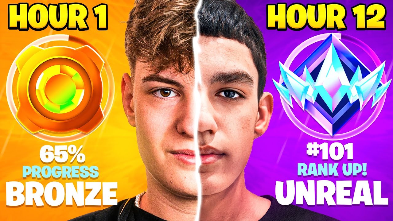 Bronze to UNREAL Solo Ranked Speedrun (ft. Clix)