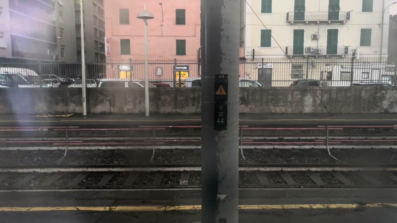 Piccolo percorso da Genova sampierdarena a arenzano con il regionale effettuato con le MD