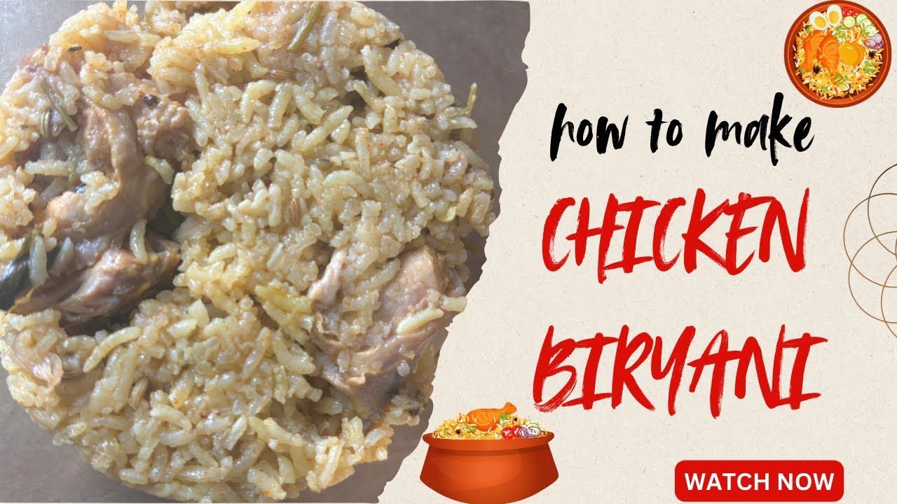 SIMPLE CHICKEN BIRYANI |CHICKEN BIRYANI RECIPE #cooking #biryani #foodies #food #chickenbiryani