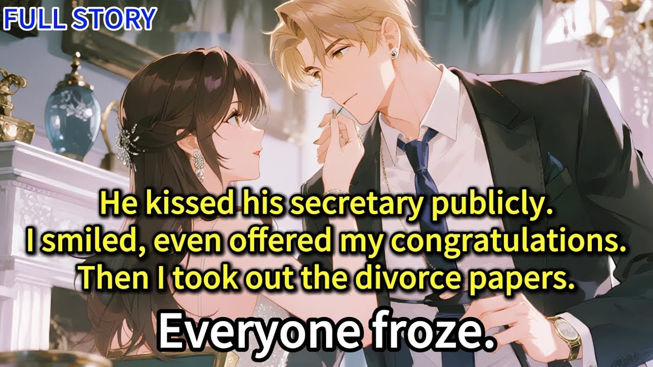 He kissed his secretary publicly I smiled, even offered my congratulations Then I took out the