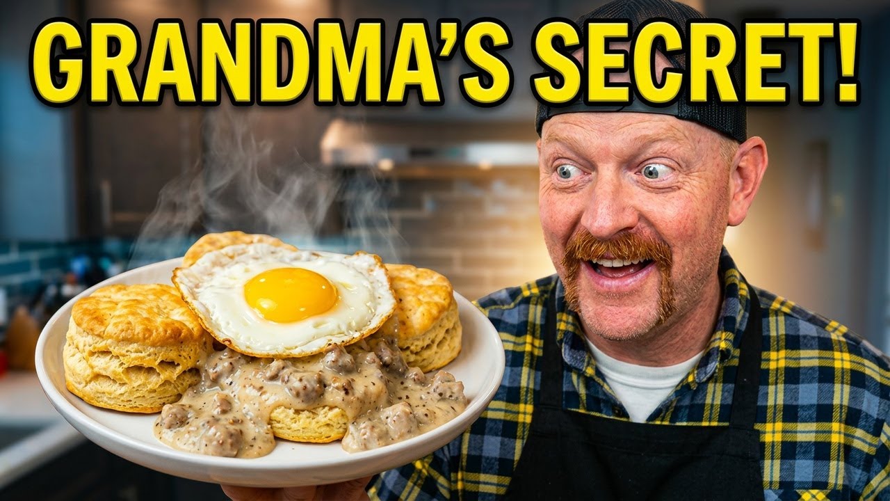 Homemade Biscuits & Gravy (Grandma Tested & Approved)