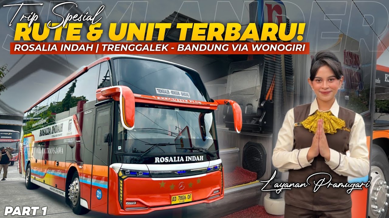 CALON IDOLA DIJALURNYA‼️😱 SPESIAL RUTE & UNIT TERBARU‼️😍 - Trip Rosalia Indah Trenggalek - Bandung