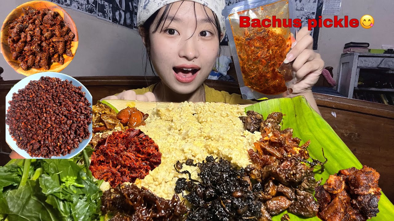 Spicy Pickles From @Bachus Pickle 🔥| Mukbang |