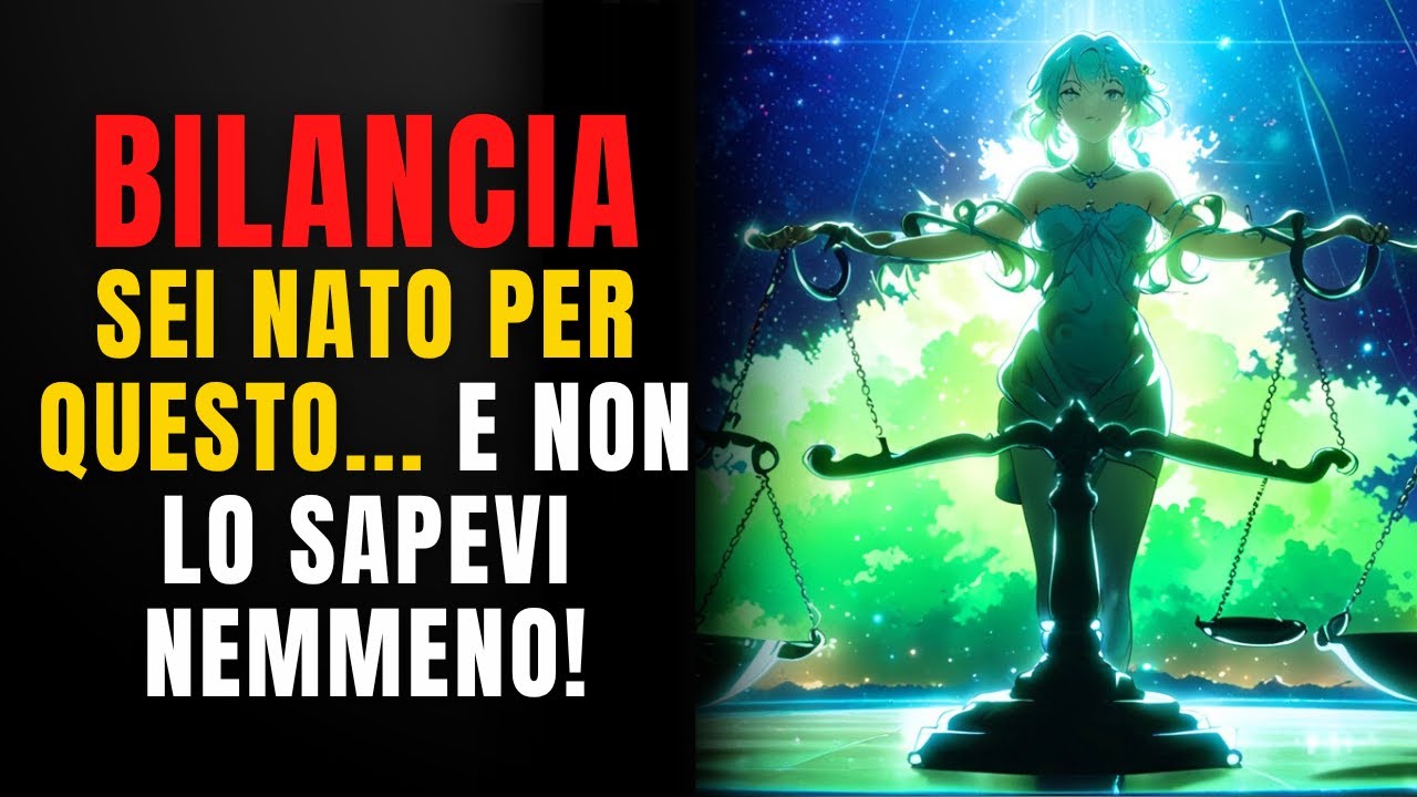 ♎ BILANCIA, ecco cosa succede quando DIO ALLINEA la tua ANIMA con il PROPOSITO del tuo SEGNO