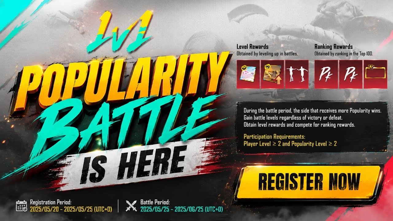 BGMI 4.4 UPDATE POPULARITY BATTLE IS HERE 🔥 | BGMI/PUBG MOBILE 