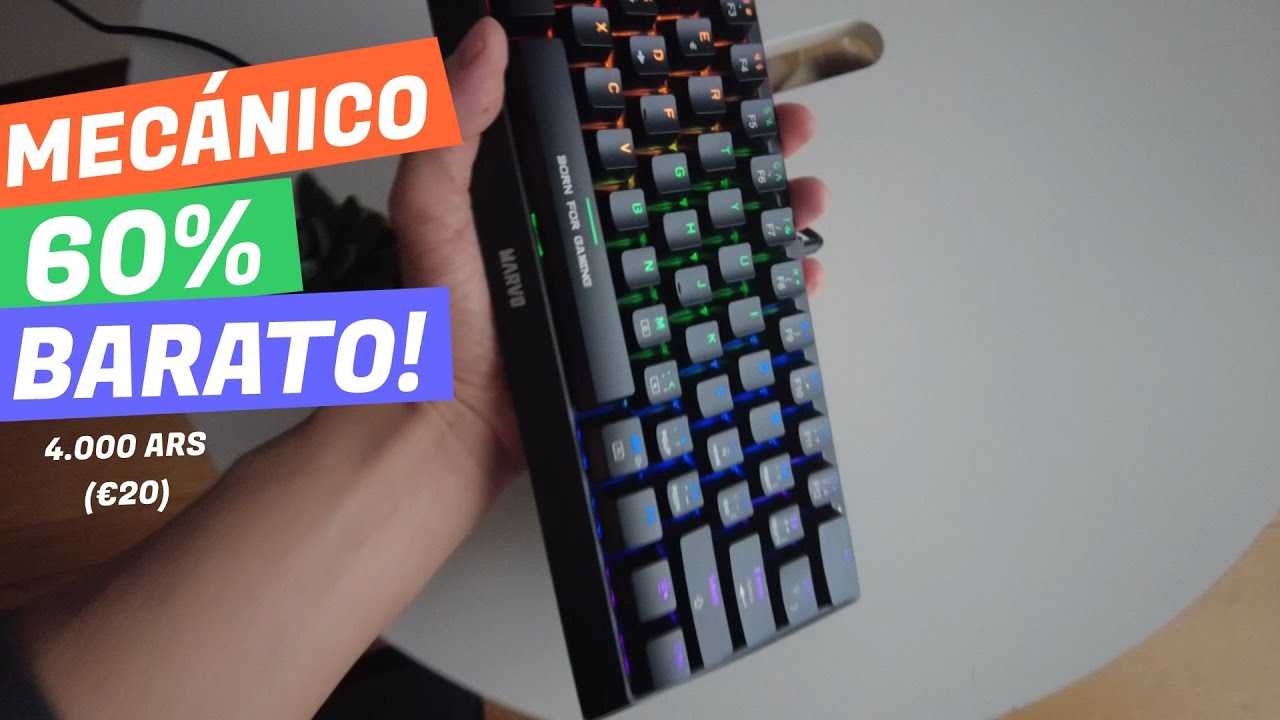 ✔ Teclado MINI 60% Mecánico y Barato! 🤑 Marvo KG962
