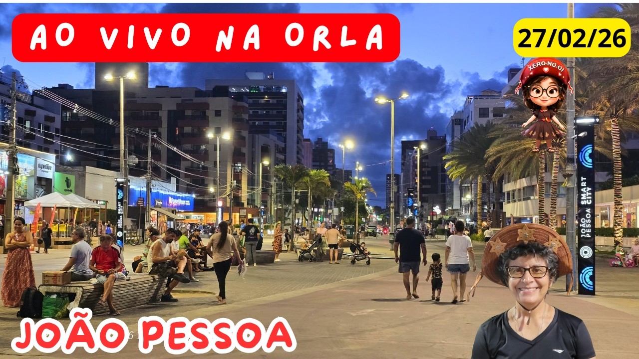 AO VIVO NA ORLA | JOÃO PESSOA PARAÍBA - BRASIL 27/02/26