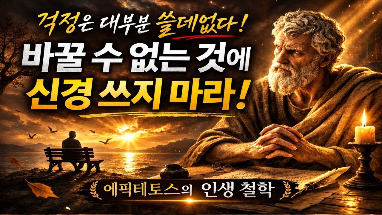 걱정은 대부분 쓸데없다 | 바꿀 수 없는 것에 신경 쓰지 마라 | 에픽테토스 스토아 철학 오디오북