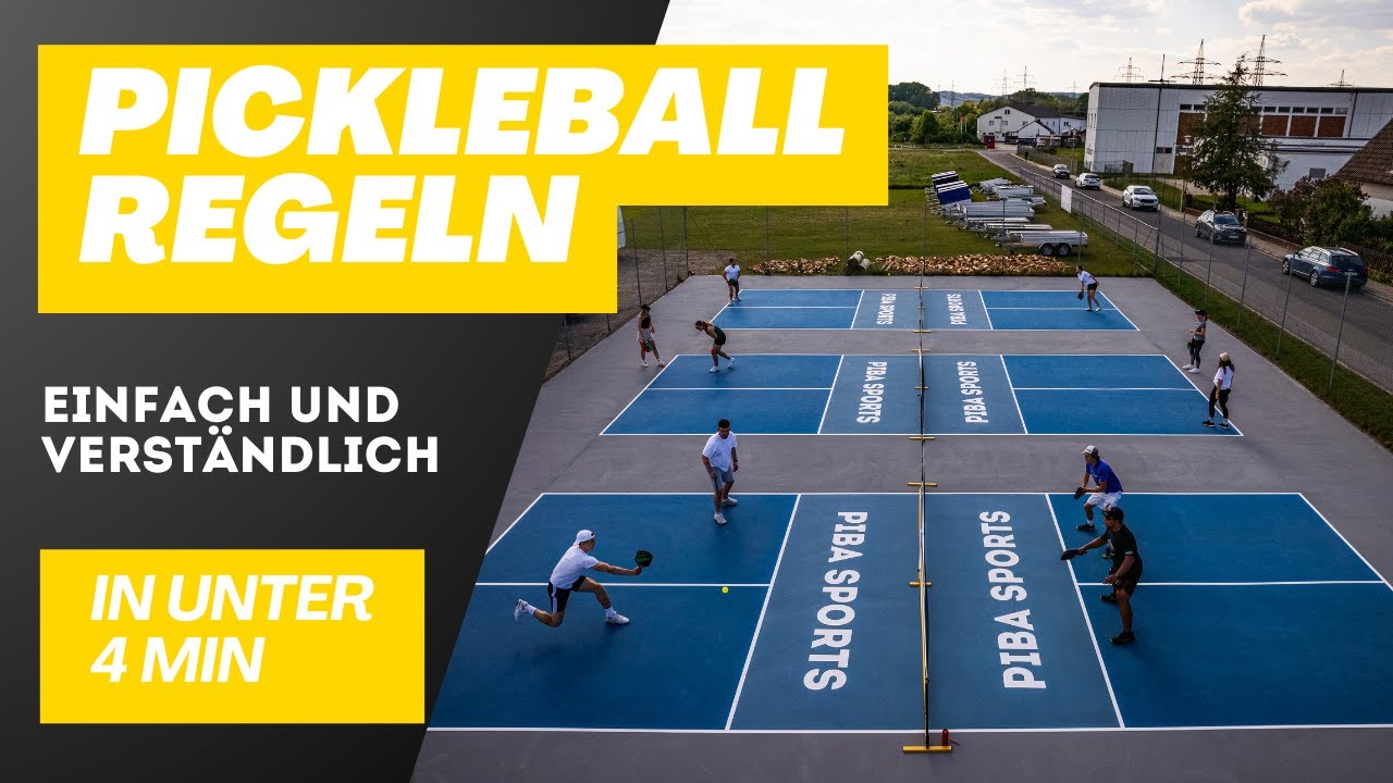 Was ist Pickleball? - Pickleball Regeln einfach erklärt - Deutsch / Doppel / www.pickleballcorner.de