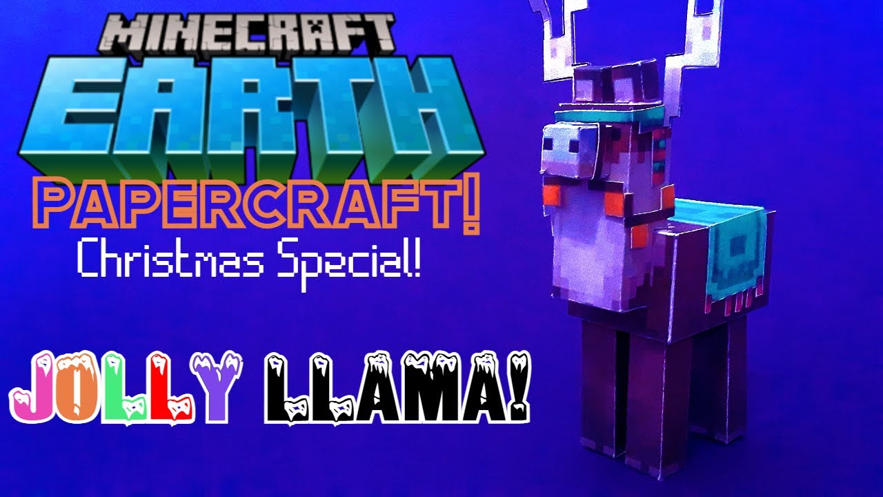 How to Make The Jolly llama! | Minecraft Earth Papercraft