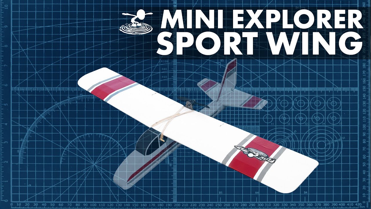 Как собрать спортивное крыло FT Mini Explorer // СБОРКА