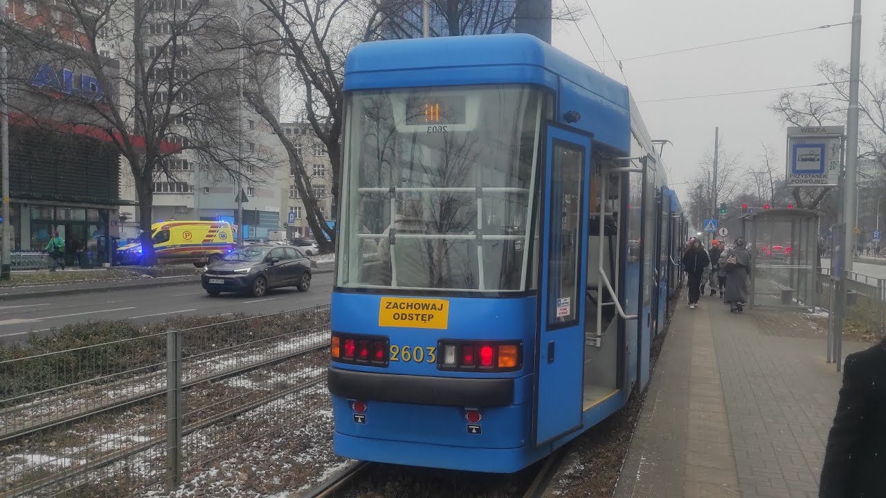 Przejazd: Protram 204 WrAs 2602+2603 MPK Wrocław [20]