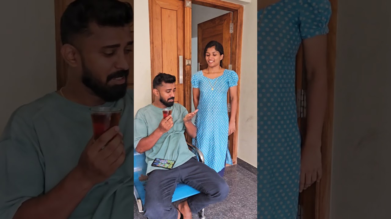 Where will this end, my God🤣#youtubeshorts #malayalamreels #coplegoals #husbandwife