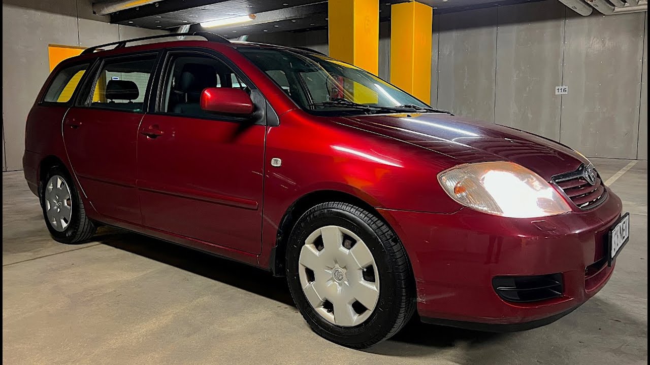 2005 Toyota Corolla E120 (1.6 110HP) Обзор - Экстерьер, интерьер, запуск, характеристики