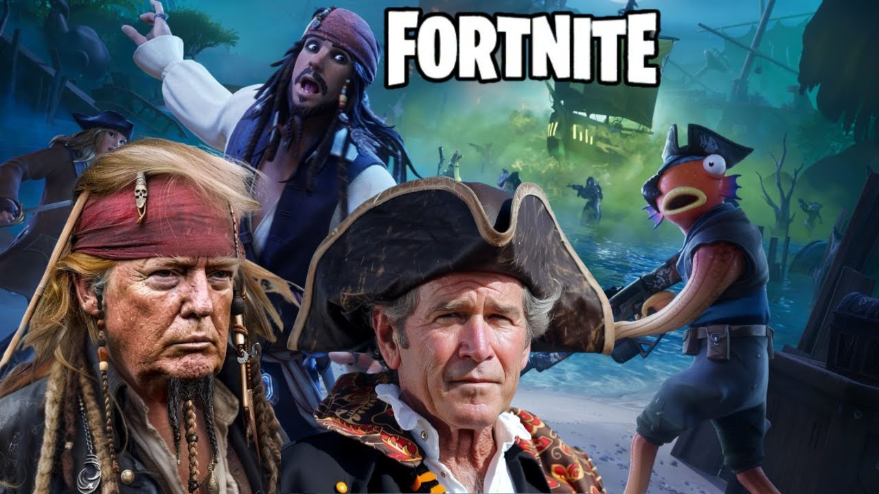 U.S Presidents Play Fortnite (New Cursed Sails Event)